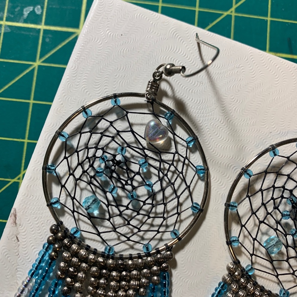 Dream catcher earrings - Picture 2 of 3